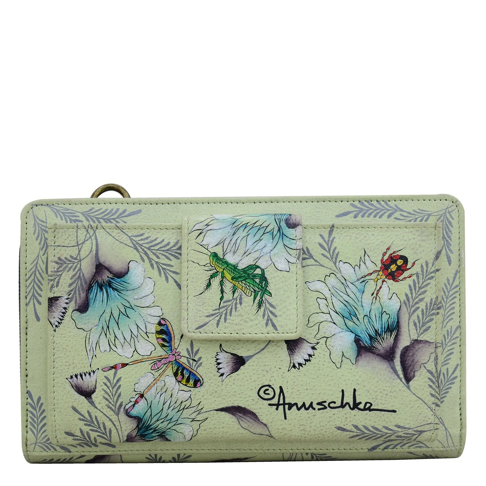 Women's Anuschka, Organizer Wallet Crossbody 4 Women's Anuschka, Organizer Wallet Crossbody - Image 2