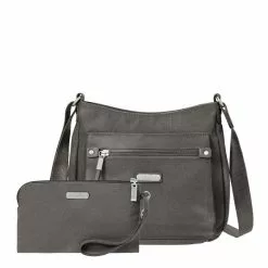 Baggallini Baggilini, Uptown Bagg With RFID Phone Wristlet