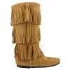 Women's Minnetonka, 3 Layer Fringe Boot -Shoes Shop 1 41883 ZM