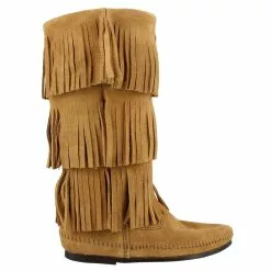 Women's Minnetonka, 3 Layer Fringe Boot -Shoes Shop 1 41883 ZM 1