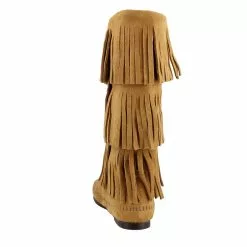 Women's Minnetonka, 3 Layer Fringe Boot -Shoes Shop 1 41883 ZM 360 19